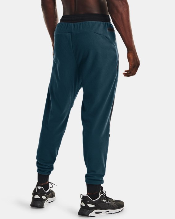 Men's UA RUSH™ Fleece Pants, Blue, pdpMainDesktop image number 2